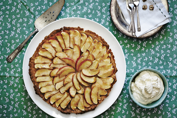 Apple Tart with apple butter