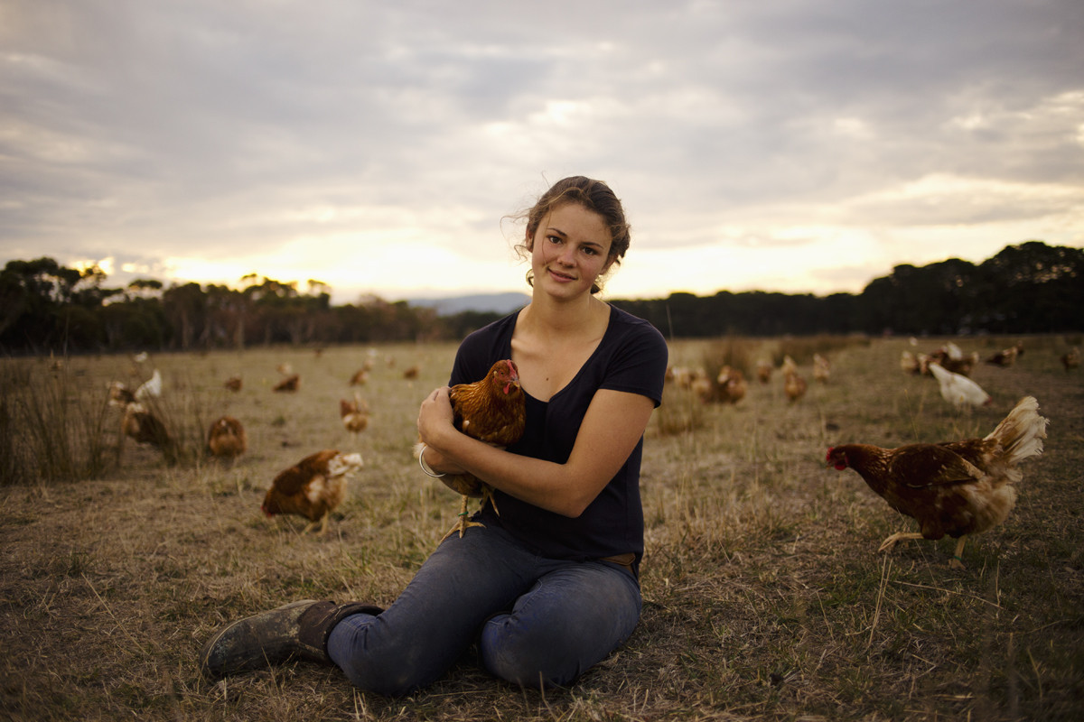 Madelaine Scott triple j 25 under 25 winner organic egg farmer