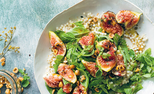 Fig and herb salad