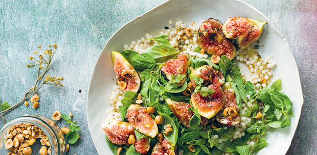 Fig and herb salad