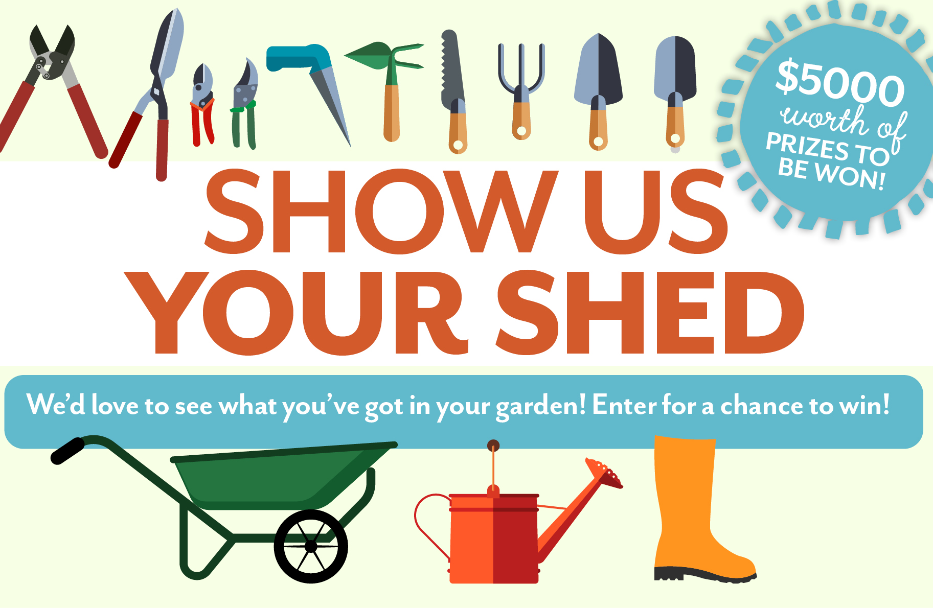 Enter the ABC Organic Gardener Show Us Your Shed competition